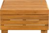 vidaXL Garten-Beistelltisch Massivholz Akazie Braun 60 x 60 x 30 cm 42022428 Bild 3