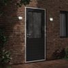 vidaXL LED-Außenwandleuchte Schwarz Aluminiumdruckguss 4006338 Bild 3