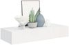 vidaXL Wandregale mit Schubladen 2 Stk. Weiß 60x23,5x10 cm MDF 330256 Bild 3