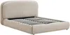 Vente-unique - ZORIMA Bett Stoff Beige - B 227 cm x H 110 cm x L 221 cm Bild 3