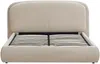 Vente-unique - ZORIMA Bett Stoff Beige - B 227 cm x H 110 cm x L 221 cm Bild 4