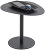 Beistelltisch >59539< in schwarz, Stahlrohr, Metall - 51x42x41cm (BxHxT) Bild 5
