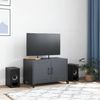 vidaXL TV-Schrank Anthrazit 68x39x43,5 cm Kaltgewalzter Stahl 846640 Bild 3
