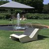Relaxliege "Sigi" Gartenliege Massivholz Fichte gerade 80cm Bild 2