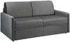 Vente-unique - CALIFE Sofa SamtStoff Grau - B 223 cm94 cm x H 85 cm x L 170 cm Bild 2