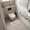 OnlyWow WC-Vorleger Muscheln - Seesterne - Strand, Höhe 10 mm, Polyester, Rechteckig, WC Teppich, Toilettenvorleger, Toilettenteppich, Badematte 60x40 cm Bild 2