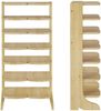 90.80-01 Doppel-Schuhregal Schuhständer Holz Stiefelform Bild 5