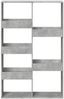 vidaXL Bücherregal Betongrau 100x33x155,5 cm Holzwerkstoff 3309396 Bild 4