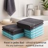 Betz Waschhandschuh 10 Stück Waschhandschuhe Palermo Frottee Größe 16x21 cm Bild 2