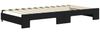 vidaXL Tagesbett Ausziehbar mit Schubladen Schwarz 100x200 cm Samt 3197384 Bild 5