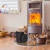 Relaxdays Ascheeimer mit Deckel Bild 2
