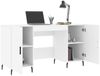 vidaXL Schreibtisch Weiß 140x50x75 cm Holzwerkstoff 829564 Bild 4
