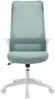 Vente-unique - LATYRA Office chair Stoff BlauWeiß - B 63 cm x H 118 cm110 cm x L 59,5 cm Bild 2