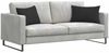 vidaXL Sofakissen 2 Stück Schwarz 60 x 40 cm Stoff 42013685 Bild 3