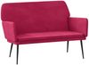 vidaXL Sitzbank Weinrot 108x79x79 cm Samt 351386 Bild 2