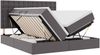 vidaXL Bett mit Stauraum und LED Grau 180 x 200 cm Kunstleder 3372815 Bild 2
