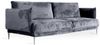 Sofa Designersofa MADISON 3-Sitzer Stoff Tender Way Grau Bild 2