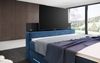 Boxspringbett Pluto mit TV Lift, RGB und Stauraum 180x200 Blau H2 (bis 70kg) Bild 4