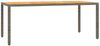 vidaXL 7-tlg. Garten-Essgruppe mit Kissen Grau Poly Rattan 3211876 Bild 4
