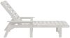 vidaXL Sonnenliege Weiß 195,5 x 53 x 98,5 cm HDPE 42006637 Bild 5