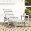 vidaXL Sonnenliege Weiß 195,5 x 53 x 98,5 cm HDPE 42006637 Bild 3