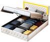 FUROKOY Polsterbett Hydraulisches Doppelbett Stauraumbett Verstellbare Kopfteilhöhe, (Set), mit Lattenrost, Samt, 160x200cm,Beige Bild 5