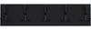AKKE Garderobenleiste, Garderobenleiste Schwarze Haken 2mm PVC Kantenumleimung Bild 2