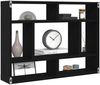 vidaXL Wandregal Schwarze Eiche 75 x 16 x 55 cm Holzwerkstoff 862047 Bild 4