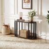 Tribesigns Beistelltisch Schmaler Sofatisch mit Stauraum, 2-stufiger Couchtisch, Nachttisch Bild 2