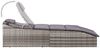 vidaXL Sonnenliege mit Auflage Poly Rattan Grau 46540 Bild 3