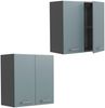 Hängeschrank R-Line Blau-Grau 60 cm Vicco Bild 5