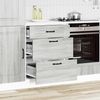 vidaXL Küchenunterschrank Kalmar Grau Sonoma Holzwerkstoff 854285 Bild 3