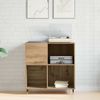vidaXL Schallplattenschrank mit Regal Artisan-Eiche 85 x 38 x 89 cm 862909 Bild 4
