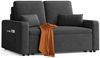 Bealife 2-Sitzer Schlafsofa 2-Sitzer Ausziehbar, Modernes Veloursstoff Sofabett Bild 2