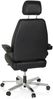 hjh OFFICE XXL Drehstuhl 24 HOURS Leder Schwarz Bild 4