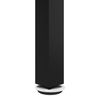 vidaXL Beistelltisch Schwarz und Transparent 70 cm Hartglas [331617] Bild 5