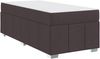 vidaXL Bettrahmen mit Matratze Dunkelbraun 100 x 200 cm Stoff 3398268 Bild 4