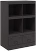 vidaXL Highboard Schwarz 67x39x95 cm Stahl 841799 Bild 2