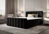 B&B Home 'Adelle IV' Boxspringbett mit Bettkasten, Samt, Schwarz, 180x200 cm Bild 5