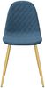 vidaXL Esszimmerstühle 4 Stk. Blau Samt [325678] Bild 4