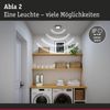 LED Panel Abia 2 White Select Dämmerungsgesteuerter Bewegungsmelder (HF) rund 170mm 9,5W 1100lm 2700 - 4000K Chrom matt Bild 2
