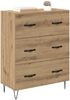 vidaXL Sideboard Artisan-Eiche 69,5 x 34 x 90 cm Verbundholz und Eisen 881496 Bild 3