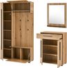 Home affaire Garderoben-Set Cantara, moderne Garderobe, Komplettset mit viel Stauraum, (Komplett-Set, 3-St), enthält Garderobenschrank, Kompaktgarderobe inkl. Sitzkissen & Spiegel Bild 4