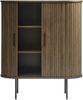 Highboard >Nerja< in Eiche braun furniert - 100x118x45 (BxHxT) Bild 4