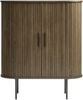 Highboard >Nerja< in Eiche braun furniert - 100x118x45 (BxHxT) Bild 2