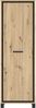 'Trondheim' Garderobenschrank in Artisan Eiche, 1-türig Bild 2