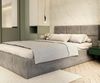 FDM Polsterbett Bettrahmen Bettgestell 90x200, 120x200, 140x200, 160x200, 180x200cm (MADE IN EU - mit hochwertigem Velours Bezug Trinity, Bettrahmen, Bett, Optional mit Matratze bestellbar, mit gepolsterten Wandpaneelen als stilvolle Kopfteil-Alternati... Bild 3
