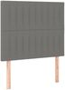vidaXL Boxspringbett mit Matratze Dunkelgrau 100x200 cm Stoff 3136734 Bild 5