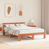 vidaXL Bettrahmen Wachsbraun 140 x 200 cm Massives Kiefernholz 872610 Bild 3