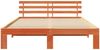 vidaXL Bettrahmen Wachsbraun 140 x 200 cm Massives Kiefernholz 872610 Bild 5